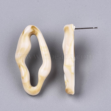 Opaque Resin Stud Earrings(X-EJEW-T012-05-A02)-4