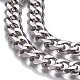 201 Stainless Steel Cuban Link Chains(CHS-P007-04P-02B)-2