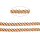 Golden Brass Enamel Curb Chain(CHC-H103-07I-G)-2
