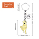 WEWAYSMILE Dog Keychain Car Keychain Pet Pendant Key-Ring Lovely Dog Key-ring Portable Metal Keychain Gift for Pet Lover Birthday Puppy Theme Party Supplies (Labrador)(JX806A)-2