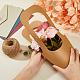 Kraft Paper Flower Gift Bags(AJEW-WH0165-48)-5