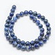 Chapelets de perles en lapis-lazuli naturel(G-E489-01-8mm)-2