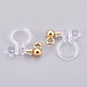 Stainless Steel Clip On Earring Findings(X-STAS-P207-02G)-2