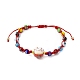 Adjustable Lanmpword Evil Eye Braided Bead Bracelet(BJEW-JB11059-01)-1