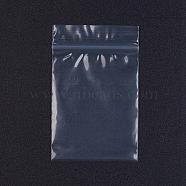 Plastic Zip Lock Bags, Resealable Packaging Bags, Top Seal, Self Seal Bag, Rectangle, White, 6x4cm, Unilateral Thickness: 2.1 Mil(0.055mm), 100pcs/bag(OPP-G001-F-4x6cm)