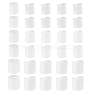 30Pcs 3 Style PP Plastic Press Caps, Replacement Disc Top, Dispensing Lotion Bottle Closure, Column, White, 20.5~26.5x22~27mm, Inner Diameter: 18~24.5mm, 10pcs/style(AJEW-BC0003-83C)
