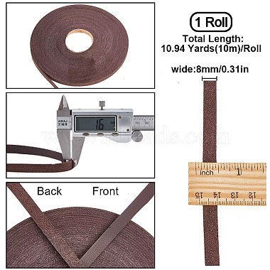 10M Flat Imitation Leather Cord(LC-WH0003-08B-02)-2