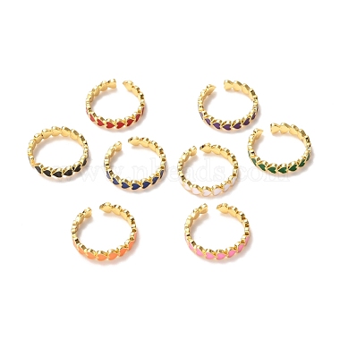 Mixed Color Brass Finger Rings