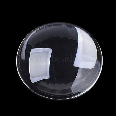 Прозрачные стеклянные кабошоны(GGLA-R026-48mm-B)-4