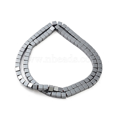 Grade AA Non-magnetic Synthetic Hematite Cube Beads Strands(G-F161-11C)-4