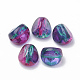 Two Tone Transparent Spray Painted Acrylic Beads(ACRP-T005-35)-1