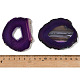 cabochons en tranches d'agate druzy naturelle(G-F826-E04)-3