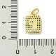 Rack Plating Brass Micro Pave Clear Cubic Zirconia Charms(KK-G501-01F-G)-3