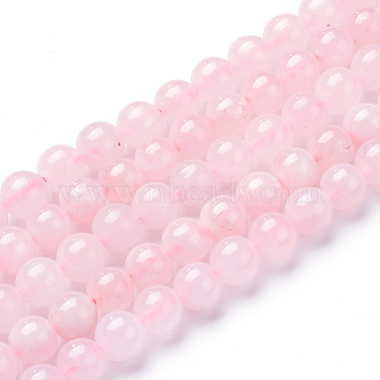 4mm Round Rose Quartz Beads