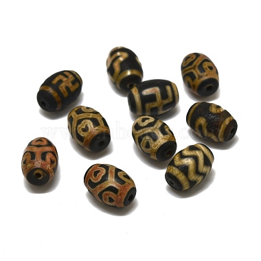 Rice Tibetan Agate Beads