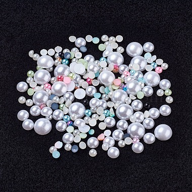3mm Mixed Color Half Round Acrylic Cabochons