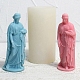 3d moldes para velas de silicona de calidad alimentaria diy mujer budista(PW-WG89310-01)-2