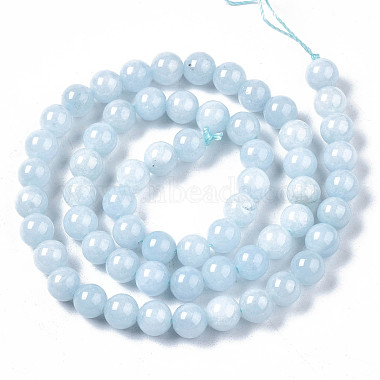 Natural Chalcedony Beads Strands(G-S333-6mm-004)-2