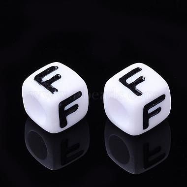 Letter Acrylic Beads(PL37C9129-F)-2