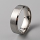 201 anillo liso de acero inoxidable para hombres y mujeres(RJEW-WH0010-06I-MP)-1