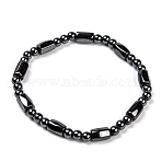 Magnetic Hematite Bracelets, Inner Diameter: 2-1/8 inch(5.4cm)(BJEW-Q005)