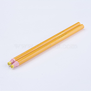 Oily Tailor Chalk Pens, Tailor's Sewing Marking, Yellow, 16.3~16.5x0.8cm(TOOL-L003-05)