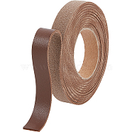 2M PVC Imitation Leather Ribbons, for Clothes, Bag Making, Camel, 12.5mm, about 2.19 Yards(2m)/Roll(SRIB-WH0011-125A-02)