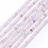 Natural Quartz Crystal Beads Strands, Faceted, Round, 2~2.5mm, Hole: 0.5mm, about 182pcs/strand, 15.35 inch(39cm)(G-L581A-003A)