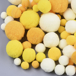 DIY Doll Craft Polyester High-elastic Pom Pom Ball, Round, Mixed Color, 7~29mm(AJEW-R093-01-C19)