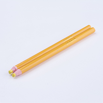 Oily Tailor Chalk Pens, Tailor's Sewing Marking, Yellow, 16.3~16.5x0.8cm