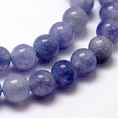 Natural White Jade Imitation Aquamarine Beads Strands(G-F364-15-6mm)-3