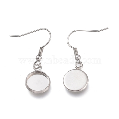 304 Stainless Steel Earring Hooks(X-STAS-H114-09P)-2