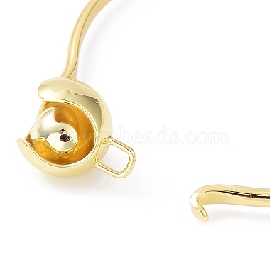 Rack Plating Brass Round Link Bangle for Women(BJEW-B070-03G)-3