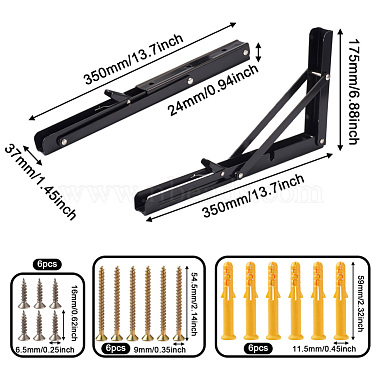 Iron Folding Shelf Brackets(SW-TAC0001-14A)-3
