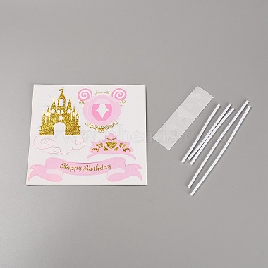 Pink Paper Cake Decorating Supplies