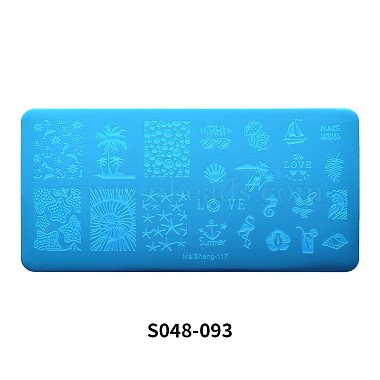 plaques d'estampage d'art d'ongle d'acier inoxydable(X-MRMJ-S048-093)-2