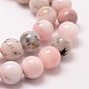 Rond rose naturel perles d'opale brins(G-K071-12mm)-3