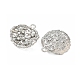 Alloy Rhinestone Pendants Round Charms(RB-CBA7D90-04P-A)-2