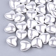 Perles d'imitation en plastique ABS écologiques(X-OACR-T012-15B)-1