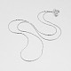 колье-цепочка из стерлингового серебра с родиевым покрытием 925 Coreana(STER-M086-17B)-2