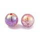 UV Plating Rainbow Iridescent Two Tone Acrylic Beads(PACR-C009-04E)-2