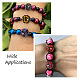 Pet 60Pcs 15 Colors Polymer Clay Rhinestone Beads(RB-MP0001-01)-8