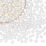 300Pcs ABS Imitation Pearl Beads, Shell Shape, 10x11.5x4mm, Hole: 1.8mm(OACR-UN0001-06)