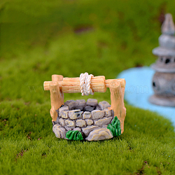 Resin Well, Mini Building, Dollhouse Garden Deocrations, PeachPuff, 39x28mm(MIMO-PW0003-160A)