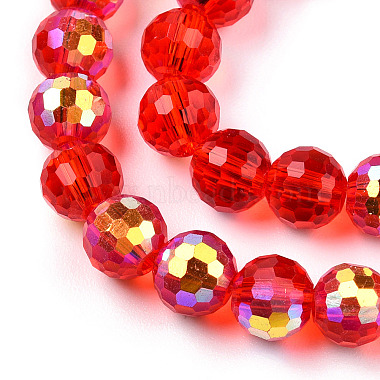 Transparent Electroplate Glass Beads Strands(EGLA-TAC0006-05B)-3