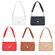 WADORN 5Pcs 5 Colors Imitation Leather Women's Mini Envelope Clutch Bags(AJEW-WR0001-85)-1
