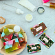 PANDAHALL ELITE 90Pcs 9 Colors Lace Style Handmade Soap Paper Tag(DIY-PH0005-39)-4