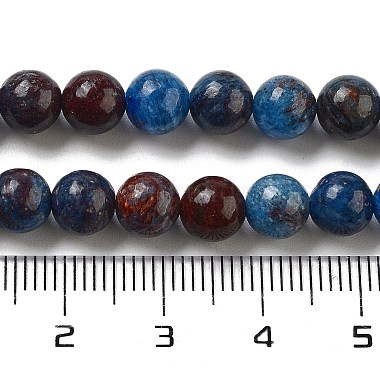 Natural Blue Opal Beads Strands(G-H045-A02-8MM-01)-5