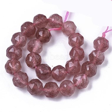 Natural Strawberry Quartz Beads Strands(G-N327-03B-03)-2