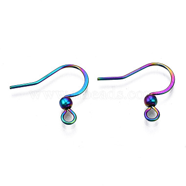 Ion Plating(IP) 304 Stainless Steel French Earring Hooks(STAS-S119-014A)-2